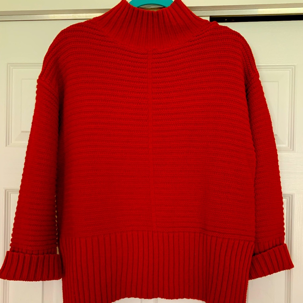 Topshop mock turtleneck sweater